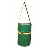 DAYTON Drum Sling: 850 lb Wt Capacity, For 24 in Min. to Max. Drum Dia, Vertical, Yellow