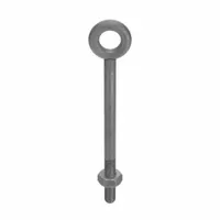 Machinery Eye Bolt: Without Shoulder, Steel, Galvanized, 7/8"-9 Thread Size, 6 in Thread Lg (MPN N2009-18)