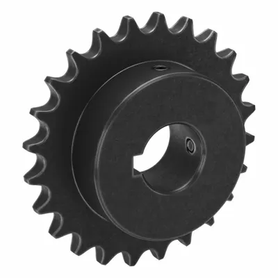 TRITAN Roller Chain Sprocket: 12B, For 3/4 in Chain Pitch, 40 mm Bore Dia, 24 Teeth - Size 12B Fixed-Bore Roller Chain Sprockets