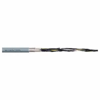 CHAINFLEX Control Cable: 16 AWG Conductor Size, 33 Conductors, PVC, Order by the Foot, Gray (MPN CF140US-15-33)