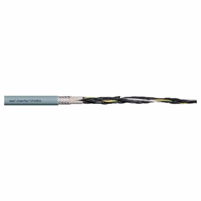 CHAINFLEX Control Cable: 16 AWG Conductor Size, 33 Conductors, PVC, Order by the Foot - Continuous Flexing Exposed Run Tray Cables