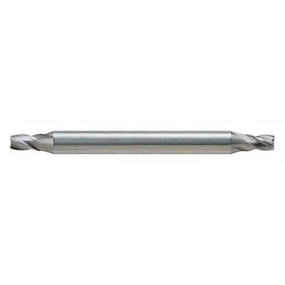YG-1 Square End Mill: High Speed Steel, Double End, 4 Flute, 1/8" Mill Dia, 3/16" LOC - Double-End High-Speed Steel Square End Mills