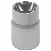 Metal Pipe Straight: Stainless Steel, Straight, 2 in x 1 1/2 in, Female Socket x Female Socket (MPN FA-2x1-1/2-316)