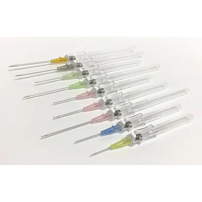 MEDSOURCE Safety Catheter: Stainless Steel, 20 ga Needle Gauge, PTFE - Safety IV Catheters