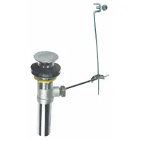 AMERICAN STANDARD Drain Assembly: Brass, Chrome, 1 3/4 in Overall Dia, Slip, 1 3/4 in Pipe Dia (MPN M953450-0020A)