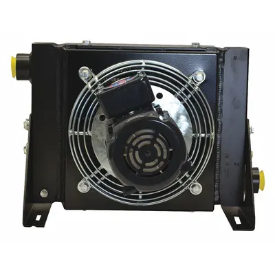 AKG Air Cooled Aftercooler: 20 hp Max Compressor Output Power, 113 cfm, 208-230/460V AC - Fan Powered Compressed Air Aftercoolers