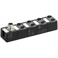 MURRELEKTRONIK IO-Link hub: 8 Output Ports, 3-Pole A-Coded M8 Female, 8 Digital Inputs, IP68, 24V DC (MPN 59507)
