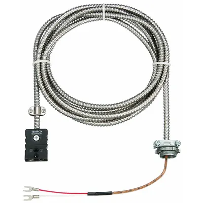 TEMPCO Extension Lead: Extension Lead, 900°F Max Temp °F, 482°C Max Temp °C, Male - General Purpose Thermocouple Extension Leads