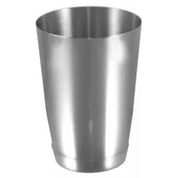 ITI Bar Shaker: 16 fl oz Capacity, 4 1/2 in Overall Ht, 1 Pieces, Stainless Steel, Silver (MPN IBS-V-AB)