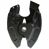 This cutting jaw is a replacement component for the PATMDCUTCLW tool. It is used for cutting copper or aluminum conductors in electrical crimping and cutting applications