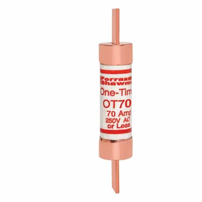 MERSEN Fuse: Class K5, OT Series, Fast-Acting, 70 A, 250 V AC, 250 V DC - Fast-Acting Blade Fuses