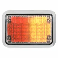 CODE 3 Perimeter Light: Emergency Vehicle Perimeter Light, Amber/Red, 6 W Watt, Clear, LED, IP65 (MPN 65BZRA)
