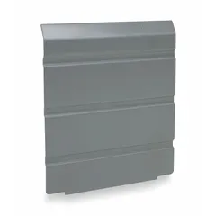 Drawer divider for VIDMAR modular drawer cabinets. Fits drawers with 3 7/8 in width/depth and 4 1/2 in height. Overall height 4 1/2 in. Used to partition drawer space for organizing tools and parts.