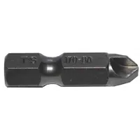 ZEPHYR Power Bit: Power Bit, Imperial, Torq-Set Head, #8 Bit Industry Size, Std, Hex, S2 Steel, 5 PK (MPN TS170-8A-5PK)