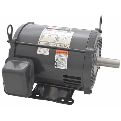 Dayton General Purpose Motor: Rigid Base Mount, Open Drip Proof, 3 hp, 230/460V AC - C-Face with Rigid Base 3-Phase General Purpose AC Motors
