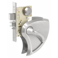 CORBIN RUSSWIN Door Lockset: Classroom Security Lever Locksets/Storeroom Lever Locksets, LFIC (MPN ML2092 x BHSS x 630C LHR)