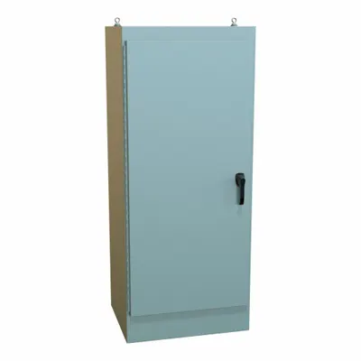 HAMMOND Electrical Enclosure: Steel, 72 in x 30 in x 24 in, NEMA 12, Solid Cover - Steel Dust-Tight Enclosures