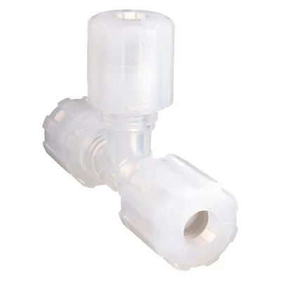 PARGRIP PFA Compression Tee Fitting - PFA Compression Tube Fittings