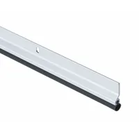 This door perimeter seal kit is made of black vinyl with a screw-in mounting style. It has an overall length of 8 ft and an overall height of 5/16 in. Used to seal gaps around door perimeters to block drafts, dust, and moisture in commercial and industrial facilities