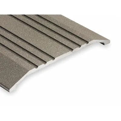 NATIONAL GUARD 425SIA-3 Aluminum Saddle Threshold, 3 ft, Fluted - Saddle Thresholds