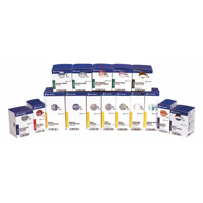 FIRST AID ONLY Complete Refill or Kit: 206 Components, 50 People Served - Complete First Aid Kit Refills