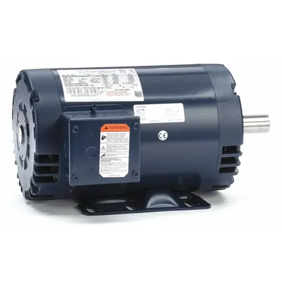 LEESON General Purpose Motor: Rigid Base Mount, Open Drip Proof, 3 hp, 230/460V AC - Rigid Base 3-Phase General Purpose AC Motors