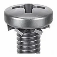 SEMS Screw: External Tooth, 1/4"-20 Thread Size, 7/8 in Lg, Stainless Steel, Passivated, Pan (MPN 1-PPE-25C-87)