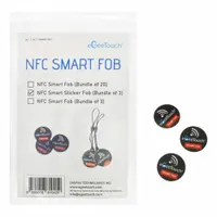 EGEETOUCH Smart Fobs: 3 PK (MPN 5-ACS-200012)
