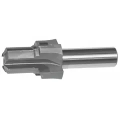 Reamer pilot port tool with 5/16-24 thread size, conforming to AS5202 standard. Used for precision finishing of ports in fluid power systems, ensuring accurate thread alignment and surface finish.
