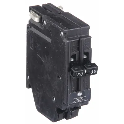 CHALLENGER Miniature Circuit Breaker: 30 A Amps, 120/240V AC, 1 in Wd, 10kA at 120/240V AC - Challenger Type-A Miniature Circuit Breakers