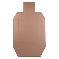 ACTION TARGET Shooting Range Targets: Cardboard, Silhouette Target, 30 3/4 in Ht, Brown, 25 PK (MPN IDPA-CB-25)