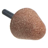 NORTON Vitrified Mounted Point: 1 1/4 in Dia, Aluminum Oxide, 60 Grit, A4 (MPN 61463624380)