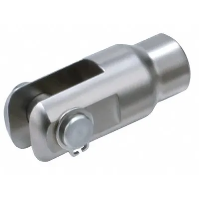 SPEEDAIRE Rod Clevis: Clevis Mount Type, 11/16 in Overall Lg, 1/2 in Overall Wd, Steel - Clevis Mounting Hardware