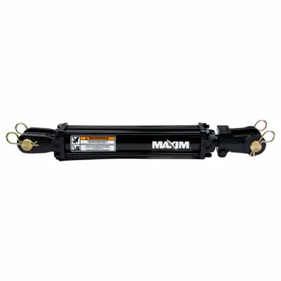 MAXIM Hydraulic Cylinder: 2 1/2 in Bore Dia., 24 in Stroke Lg, 3/8 in NPT Port Size - Standard-Duty Tie-Rod Cylinders