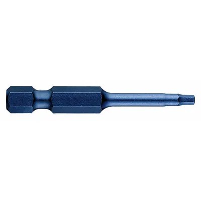 WESTWARD Power Bit: Power Bit, Imperial, Hex Head, 1/8 in Bit Industry Size, Std - Hex Impact Bits
