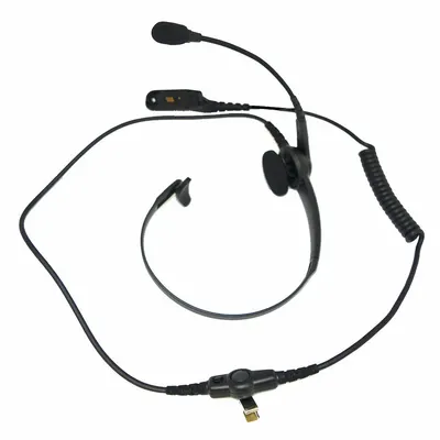 MOTOROLA Headset: Fits Motorola, For XPR 6000/XPR 7000/XPR 7000e Series, Over-the-Head - Motorola-Compatible Earpieces & Headsets