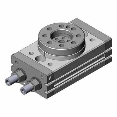 SMC Rotary Table: 190° Rotation Angle, 3.14 N-m Output Torque, 18 mm Bore Dia - Rotary Table Actuators