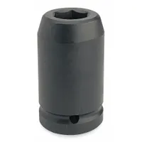 PROTO Impact Socket: 1 in Drive Size, SAE, 2 1/16 in Socket Size, 6-Point, Deep, 4 1/4 in Overall Lg (MPN J10033L)