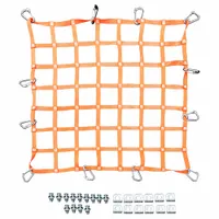 US NETTING Safety Netting System: 5 in Mesh Size, Perimeter Netting, Orange, 3 ft Lg, Net, Worker (MPN HNCSSN-B-33)