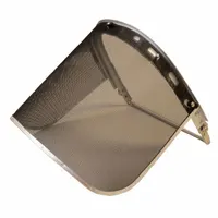 BULLARD Face Shield: Uncoated, Aluminum, Clear, Metal Visor Material (MPN A100G8S24)