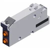 Manifold Block: 0.8 Coefficient of Volume (Cv), -10°C to 50°C, VVQC2000-1A-S-N7, VQC1000/2000 Series