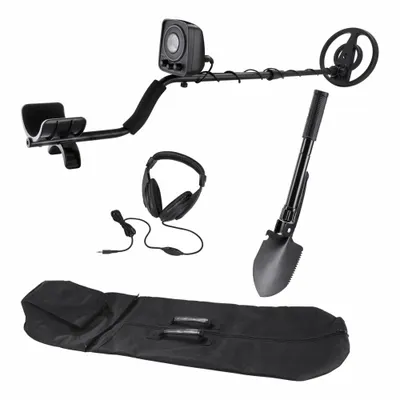 BARSKA Metal Detector: 6 in Scan Dp, 45 in L x 7 1/2 in W x 10 in H, Sound Alert - Metal Detectors for Evidence Recovery & Sport