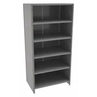 TENNSCO Metal Shelving: Standalone, Light-Duty, 36 in x 24 in, 72 in Overall Ht, 6 Shelves (MPN ESPC-6-2436)