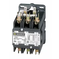 SQUARE D Definite Purpose Magnetic Contactor: 3 Poles, 480V AC, 90 A, Non-Reversing (MPN 8910DPA93V06)