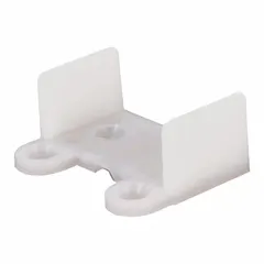 This hanging door guide from PRIME-LINE is used to align and stabilize doors in track systems, ensuring smooth travel and reducing wear. It measures 3 3/4 inches in width and is suitable for maintenance and repair applications in industrial or commercial settings.