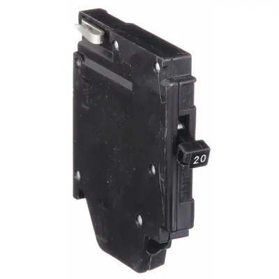 CHALLENGER Miniature Circuit Breaker: 20 A Amps, 120V AC, 0.5 in Wd, 10kA at 120V AC - Challenger Type-A Miniature Circuit Breakers