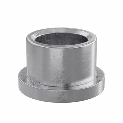 OILITE Flanged Sleeve Bearing: Iron-Copper, SAE 863, 3/4 in Bore, 1 in OD, 3/4 in Lg - Lubricated General Purpose Metallic Flanged Sleeve Bearings