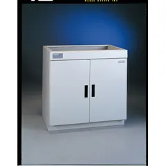 This shelf kit from LABCONCO is designed for use with standard storage cabinets, providing additional storage capacity in laboratory or industrial settings. Constructed from white powder-coated steel, it measures 4 ft wide by 19 in deep by 1-5/8 in high and supports up to 100 lb. Compatible with manufacturer model number 9900000.