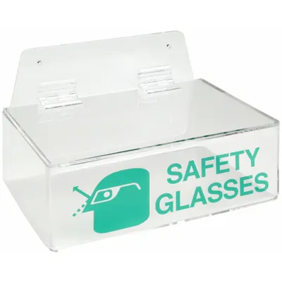 BRADY Protective Eyewear Dispenser: 1 Compartments, 4 Eyewear, 9 in Overall Wd - Trays