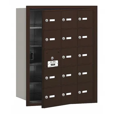 SALSBURY INDUSTRIES Mailbox: 4B+, 15 Doors, Horizontal, 29 3/4 in H x 22 3/4 in W x 16 1/2 in D - Multi-Unit Mailboxes